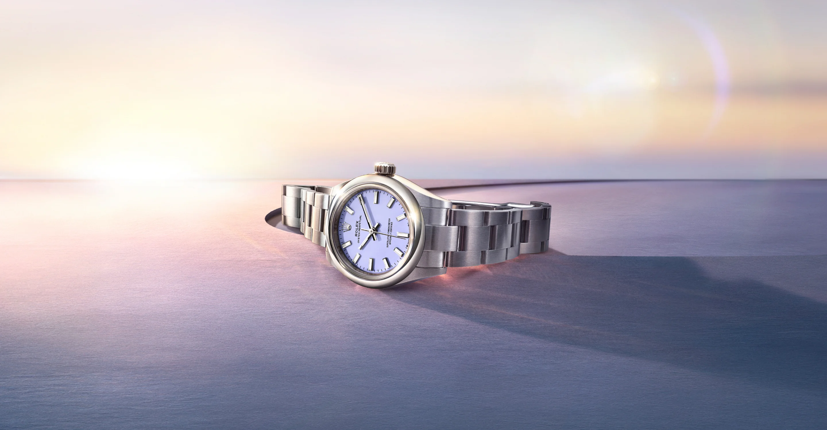 Esfera lavender del Oyster Perpetual