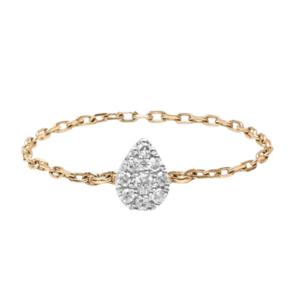 Bague Chaîne Poire - Imagen 2