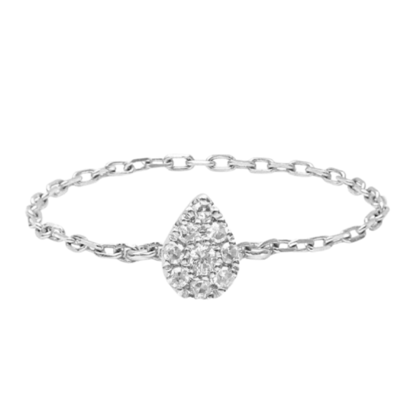 Bague Chaîne Poire