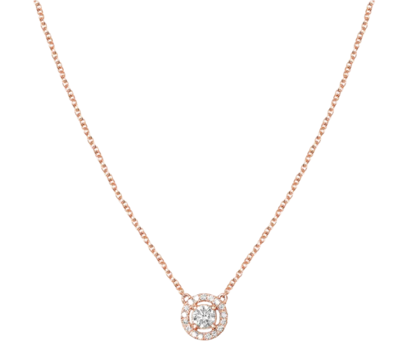 Collier Rond Diamants - Imagen 2