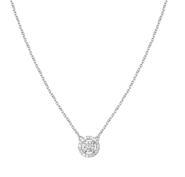 Collier Rond Diamants - Imagen 3