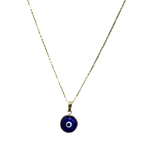 Cadena Ojo Turco Azul Marino
