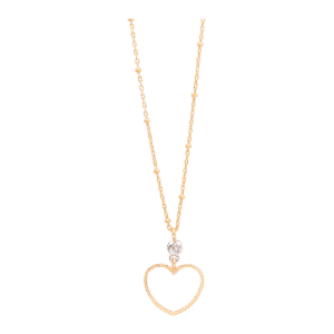 Cadena con Corazón y Diamante