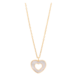 Cadena con Corazón de Nácar
