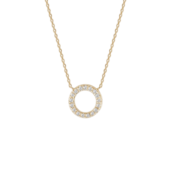 Magic Touch circle chain Necklace