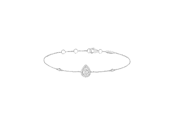 Pear Diamond Union Bracelet