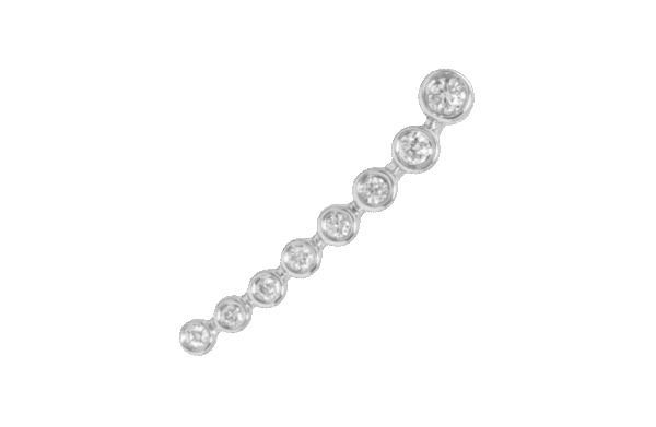 Cascade single diamond Earring